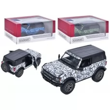 Машинка металлическая инерционная Джип 2022 Ford Bronco Camo Edition Kinsmart KT5445WB
