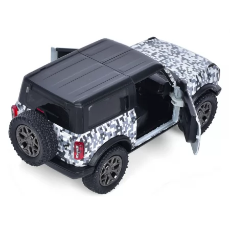 Машинка металлическая инерционная Джип 2022 Ford Bronco Camo Edition Kinsmart KT5445WB