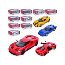 Машинка инерционная металлическая Ford KT5450W, 13 см, открываются двери, Kinsmart