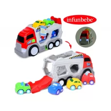 Трейлер с машинками LS2888, светится и звучит, Infunbebe