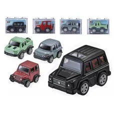 Игрушечная машинка-внедорожник Alloy Model, 7,4 см, инерционный механизм, 4 вида (цена за 1шт) LT298386