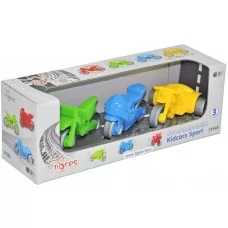 Набор мотоциклов Kid cars Sport 3 шт Tigres 39545
