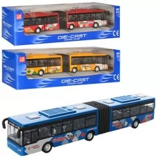 Инерционный автобус BabyToys 632-30, 3 цвета, 26 см Инерционный автобус BabyToys 632-30, 3 цвета, 26 см