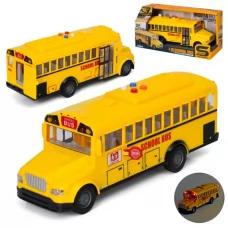 Автобус JS125 інерція, шкільний, 28см, 1:16, відчиняються двері, звук, світло, гумові колеса, на бат(табл), в кор-ці, 31,5-15,5-11,5см Автобус JS125 інерція, шкільний, 28см, 1:16, відчиняються двері, звук, світло, гумові колеса, на бат(табл), в кор-ці, 31,5-15,5-11,5см