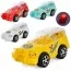 Инерционная машинка BabyToys 229A со светом, 18 см, 4 цвета