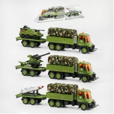 Військова машина BabyToys ABC 77-1 з інерційним ходом, 3 види