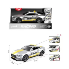 Машина WY1162I інерція, 1:18, 24,5см, звук, світло, відчиняються двері, гумові колеса, на бат-ці(табл), в коробці, 28,5-14,5-12см