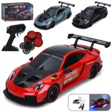 Машина YF668-RC27 р/к2,4G, акум,24см, 1:18, дрифт, пара/дим, світло, доп.колеса, 4х4,USBзарядне, 3 кольори, в кор-ці, 26,5-15-12см