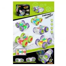 Трюковая машинка BabyToys 36789B со светом и поворотом 360