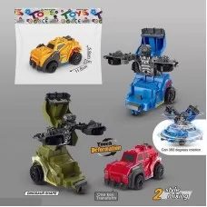 Игрушечная машинка трансформер BabyToys 8840 инерционная 4 вида Игрушечная машинка трансформер BabyToys 8840 инерционная 4 вида