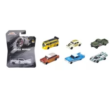 Машинка BE6890-2 метал, 1:64, 7,5см, 6 видів(1 вид автобус), на листі, 11,5-14,5-3,5см