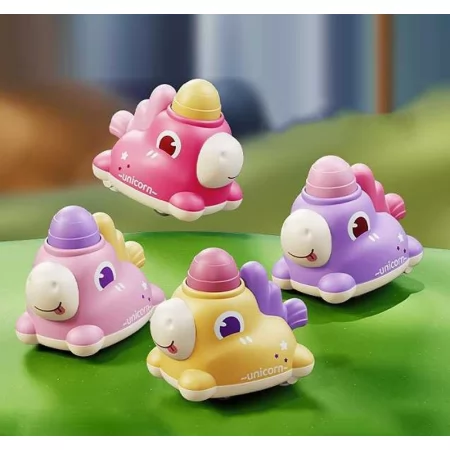 Інерційна машинка BabyToys K 064 Єдиноріг різнокольорова