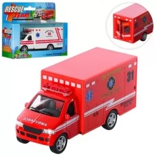 Пожарная машинка BabyToys KS5259W инерционная металл Пожарная машинка BabyToys KS5259W инерционная металл