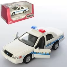 Інерційна поліцейська машинка Kinsmart KT 5342 W метал 12см