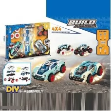 Машинки конструктор BabyToys 65277 інерційні з двома наборами коліс