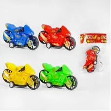 Инерционный мотоцикл BabyToys 399-566 для мальчика, 4 цвета