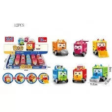 Набор машинок BabyToys 627-22 инерционные 2в1 с подвижными элементами