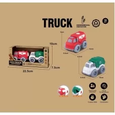 Набор инерционных машинок BabyToys 912-6, 2 штуки