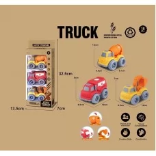 Набор машинок BabyToys 913-2 с инерционным ходом 3 штуки
