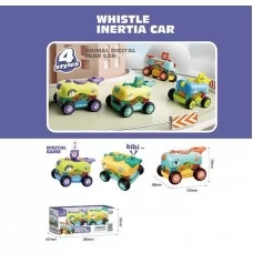 Набор машинок BabyToys LZ 006-2 инерционных со свистком Набор машинок BabyToys LZ 006-2 инерционных со свистком
