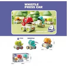 Набор машинок BabyToys LZ 011-2 инерционный со свистком Набор машинок BabyToys LZ 011-2 инерционный со свистком