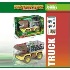 Набор деревянных машинок BabyToys SX 296-67 с инерцией 5 шт