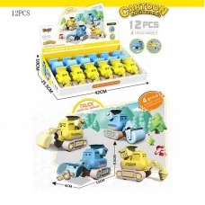 Набор машинок BabyToys LL-23 с инерционным механизмом 12 шт