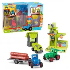 Инерционный трактор BabyToys 22326 с подъемником, 2 шт