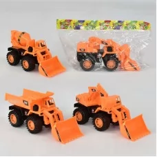 Машинка спецтехники BabyToys 6388 инерционная микс видов