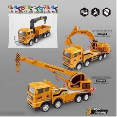 Іграшка будівельна техніка BabyToys 706-22 інерційна 3 види