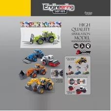 Машинка спецтехники BabyToys 706-68 инерционная с резиновыми шинами
