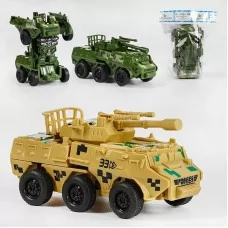 Танк-трансформер BabyToys XY 778-5 инерционный 2 цвета Танк-трансформер BabyToys XY 778-5 инерционный 2 цвета