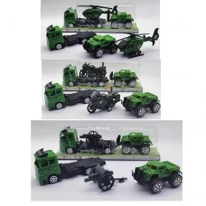 Инерционный трейлер BabyToys MR892 техника 17см 2шт