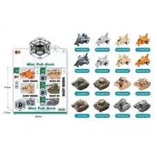 Військовий транспорт BabyToys 836 B 004 інерційний з гумовими колесами
