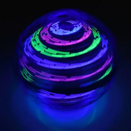 Шар-спиннер BabyToys JJ05401 на пульте со светом 8,5 см Шар-спиннер BabyToys JJ05401 на пульте со светом 8,5 см