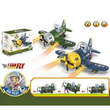 Самолет игрушка BabyToys 286-29 пластиковый 2 цвета