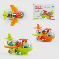 Музыкальный самолет WToys 80587 с подсветкой и песней для мальчика Музыкальный самолет WToys 80587 с подсветкой и песней для мальчика