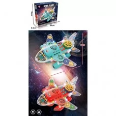 Детская игрушка самолет HJ628 со светом и музыкой Детская игрушка самолет HJ628 со светом и музыкой