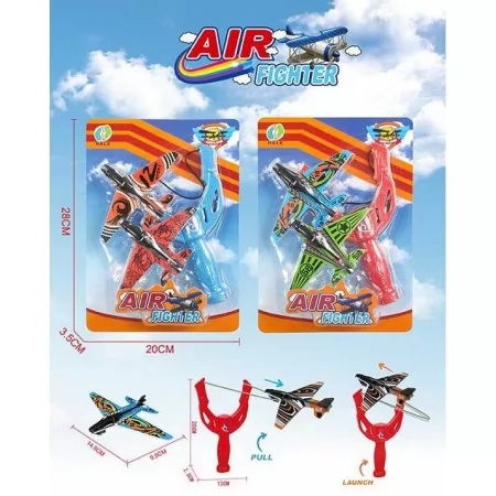 Катапульта для самолетиков K 802 BabyToys с рогаткой 2 шт