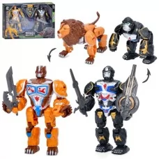 Трансформер BabyToys 168-26 робот животное 14см 2шт