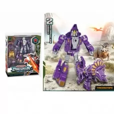 Трансформер робот и трицератопс BabyToys XL91853D 17см