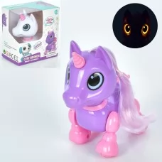 Игрушка единорог BabyToys 8331A со светом и звуком
