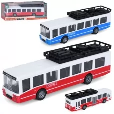 Автобус 6335 інерція, 16,5см, гумові колеса, 2 кольори, в кор-ці, 18-7-4,5см