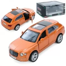 Джип AS-3057 АвтоСвіт, 1:45, Bentley Bentayga, метал, інерц, 11,5см, відчиняються двері, гумові колеса, 2 кольори, в кор-ці