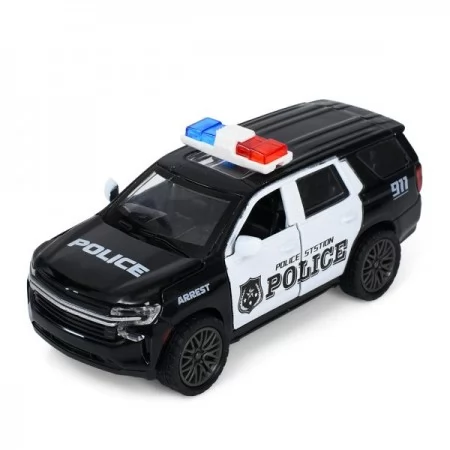 Джип AS-3210 АвтоСвіт, 1:32-36, метал, інерція, 12см, поліція, відчиняються двері/багажник/капот, гумові колеса, 3кольори, в коробці, 15,5-7-8см