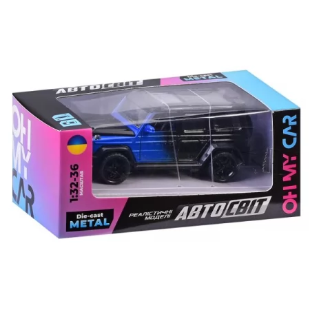 Джип AS-3226 АвтоСвіт, 1:32-36, метал, інерція, 12см, відчиняються двері/капот/багажник, гумові колеса, 3 кольори, в коробці, 15,5-7-8см Джип AS-3226 АвтоСвіт, 1:32-36, метал, інерція, 12см, відчиняються двері/капот/багажник, гумові колеса, 3 кольори, в коробці, 15,5-7-8см