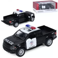 Джип KT 5365 WP металл, инер-й, полиция, 12см, 1:46, резин.колеса, открыв.двери, в кор-ке