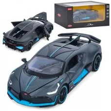 Машина 64210 Bugatti, 14см, інерція, 1:32, металева, двері та капот відкриваються, в коробці