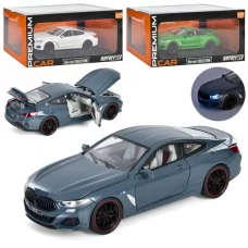 Машина AP-1788 АвтоСвіт, метал, інерційна, 1:24, 19см, звук, світло, двері відкриваються. гумові колеса, 2 види, мікс кольорів, на батарейках-таб, в коробці