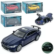 Машина AP-1802 АвтоСвіт, 1:32, метал, інерц,15,5см,звук,світло,відчиняються двері/капот/багажник,гумові колеса,на підставці,4кольори, бат(таб),в кор-ці
